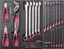 Tool set, EVA, combination wrench and pliers, 24 pcs.