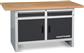 Workbench, 840x1500x700 mm, 2 doors, 2 drawers