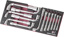 Coq. clés à pipe déb. EVA3 7-19 mm 13 p.
